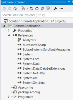 NuGet Project References