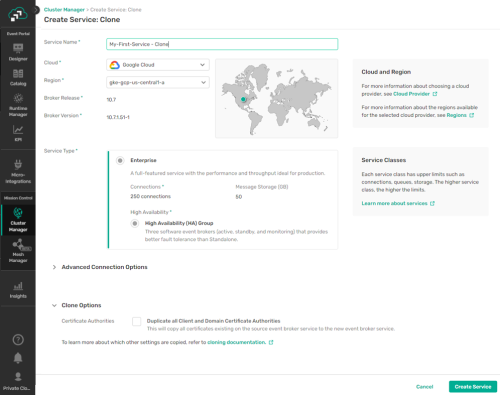 Screenshot showing the settings described in the surrounding steps.