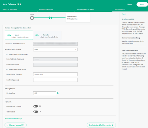 Screenshot showing the options described in the surrounding text.